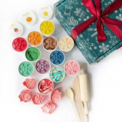 Winter Gift Box святковий набір для ліплення (12 баночок)