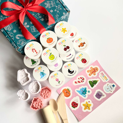 Gift Box святковий набір для ліплення (16 баночок)