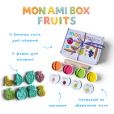 MON AMI BOX набір для ліплення Fruits Фрукти (4 баночки)