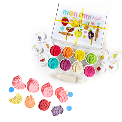 MON AMI BOX набір для ліплення Fruits Фрукти (8 баночок)