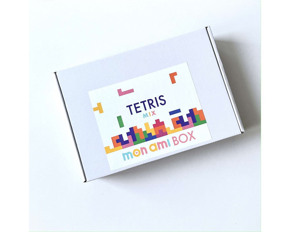 MON AMI BOX набір для ліплення Tetris MIX (5 баночок)