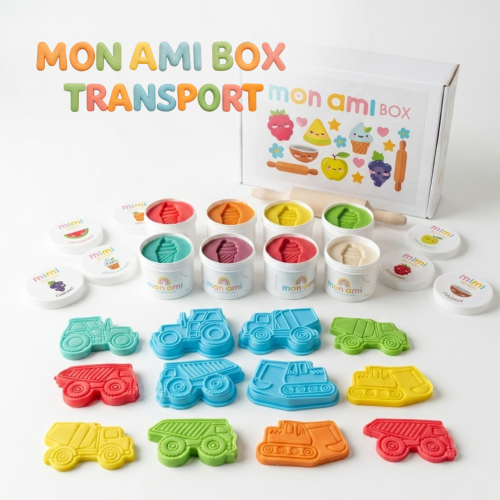 MON AMI BOX набір для ліплення Transport (8 баночок)